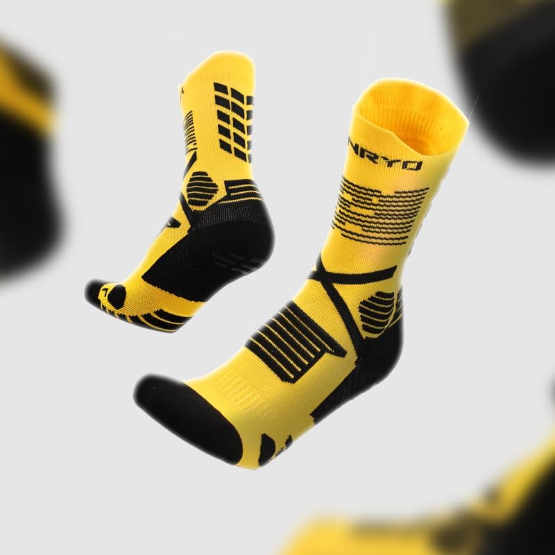FUNRY Store Grip Socks Soccer for Men&Women,Non-Slip Soccer Socks,Elite Compression Socks for Running Basketball （ men's size 6-11） - Image 5